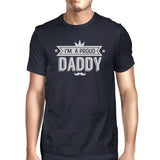 Im A Proud Daddy Mens Navy Vintage T-Shirt Fathers Day Gift For Him