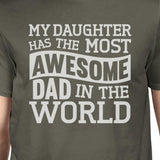 The Most Awesome Dad Mens Funny Design Short Sleeve T Shirt For Dad