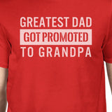 Got Promoted To Grandpa Men's Funny Grandpa Shirt For Fathers Day