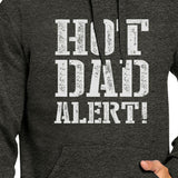 Hot Dad Alert Unisex Dark Gray Pullover Hoodie Best Fathers Day