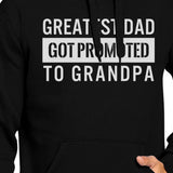 Promoted To Grandpa Hoodie Baby Announcement Gift Idea For Grandpa