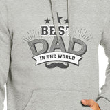 Best Dad In The World Unisex Grey Hoodie Christmas Gifts For Dad
