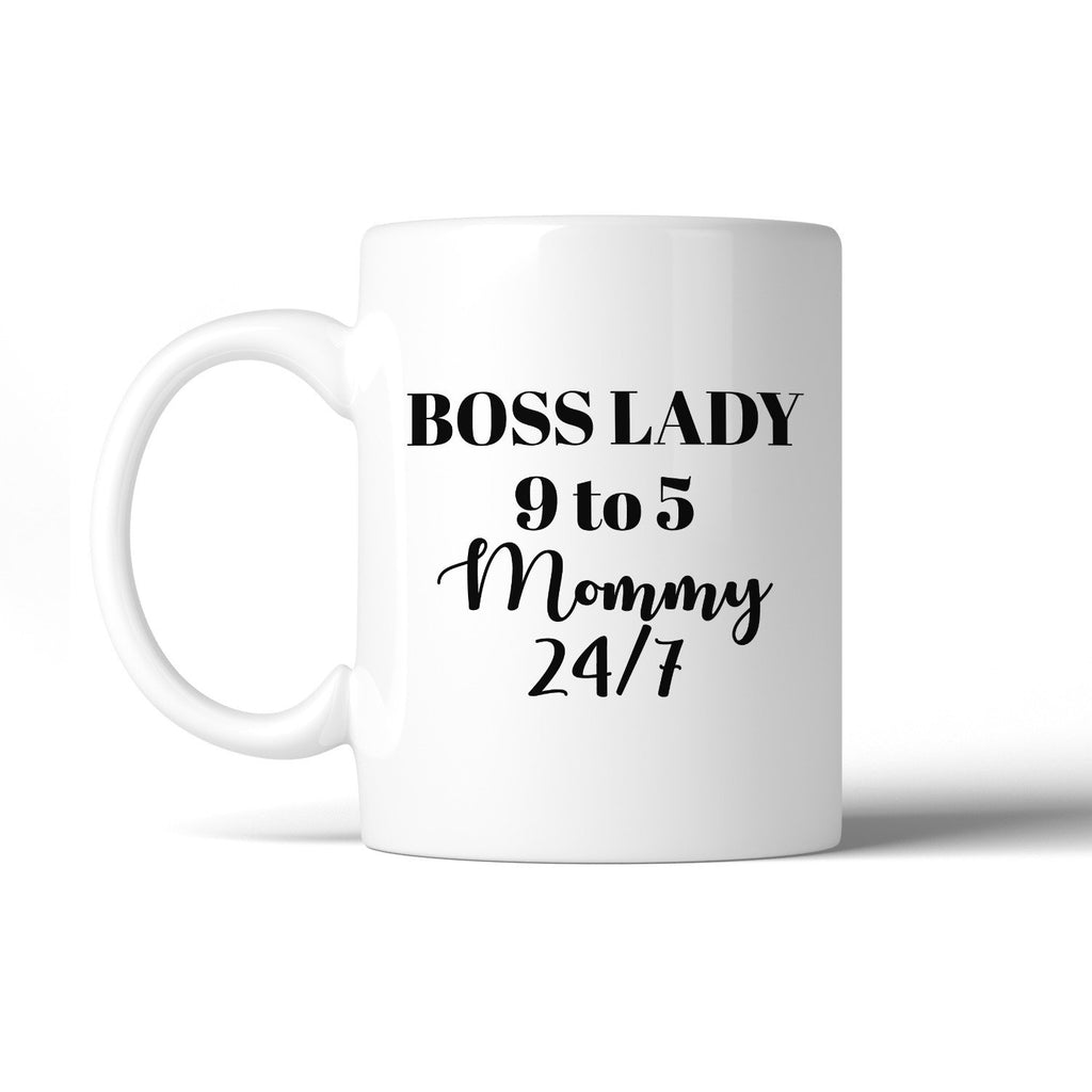 Boss Lady Mommy Funny Coffee Mug Humorous Gift Idea For Bossy Moms