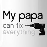 My Papa Fix White Coffee Mug Funny Fathers Day Gifts From Daughters