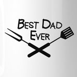 Best Bbq Dad Unique Fathers Day Ceramic Mug 11oz Funny Dads Gifts