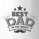 Best Dad In The World Fathers Day Mug Cup Dishwasher Microwave Safe