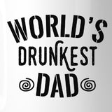 World's Drunkest Dad Funny Design Coffee Mug For Fathers Day Gifts