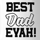 Best Dad Evah Ceramic Coffee Mug Funny Father Day Gifts For Him