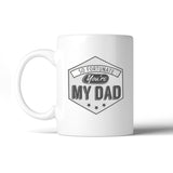 So Fortunate You're My Dad Unique Graphic Design Coffee Mug For Dad