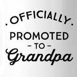 Officially Promoted To Grandpa White Mug