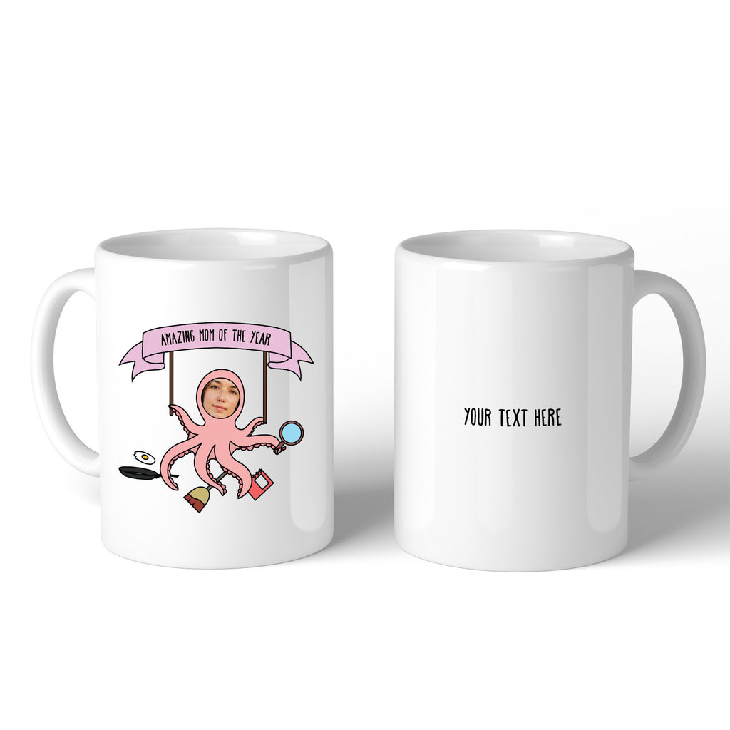 Octopus Mom Customized Gift For Mothers Day Personalized Coffee Mug