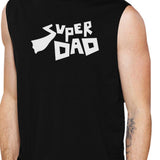 Super Dad Men's Funny Graphic Muscle Top Best Dad Bithday Gift Idea