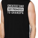 Promoted To Grandpa Muscle Top Baby Announcement Gift For Grandpa