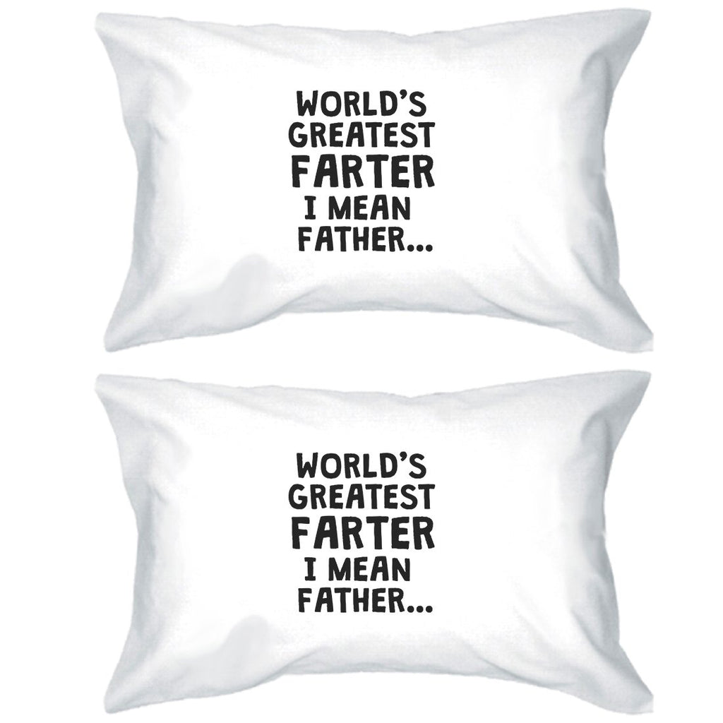 Farter I Mean Father Pillowcases Standard Size Funny Pillow Covers