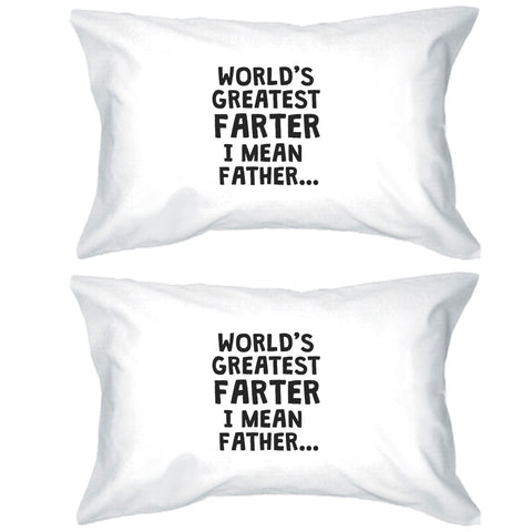 Farter I Mean Father Pillowcases Standard Size Funny Pillow Covers