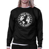 World Best Dad Black Unisex Sweatshirt Fathers Day Gift For Husband
