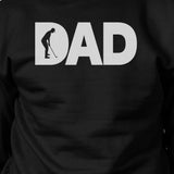 Dad Golf Unisex Black Sweatshirt Funny Graphic Tee For Gold Dads