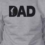 Dad Golf Unisex Grey Sweatshirt Funny Design Tank For Golf Lovers