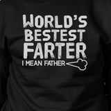 World's Bestest Farter Unisex Black Sweatshirt Funny Gifts For Dad