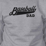 Baseball Dad Unisex Grey Sweatshirt Unique Gifts From Daughters