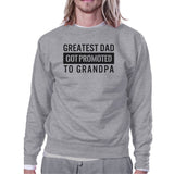 Promoted To Grandpa Grandpa Sweatshirt Funny Design Grandpa Shirt