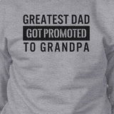Promoted To Grandpa Grandpa Sweatshirt Funny Design Grandpa Shirt
