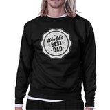 World's Best Dad Unisex Black Sweatshirt Christmas Gifts For Dad