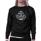 Best Dad In The World Unisex Black Vintage Style Sweatshirt For Dad