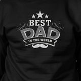Best Dad In The World Unisex Black Vintage Style Sweatshirt For Dad
