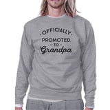 Officially Promoted To Grandpa Grey Sweatshirt