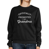 Officially Promoted To Grandma Black Sweatshirt
