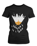 Bacon and Egg "Falling on the Frying Pan" Couple T-shirts - Matching Shirts