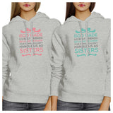God Made Us BFF Pullover Hoodies Matching Gift Birthday Best Friend