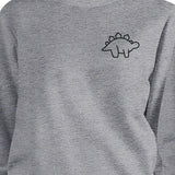 Dinosaurs BFF Matching Grey Sweatshirts