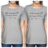 She Is Gorgeous Gray Matching Graphic T-Shirts Funny Gifts For Moms