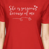 She Is Gorgeous Red Short Sleeve Matching Tee Cute Mothers Day Gift