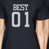 Best01 Friends05 BFF Matching Shirts Womens Best01 Friends05 Gifts