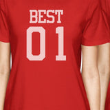 Best01 Friends06 BFF Matching Shirts Womens Best01 Friends06 Gifts