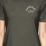 Dinosaurs BFF Matching Dark Grey Shirts