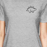 Dinosaurs BFF Matching Grey Shirts