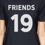 Friends Since Custom Years BFF Matching Navy Shirts