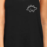 Dinosaurs BFF Matching Black Tank Tops