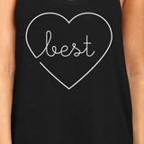 Best Babes BFF Matching Black Tank Tops