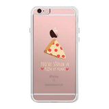 Pizza My Heart Funny Phone Case Cute Clear Phonecase
