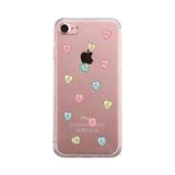 Sweethearts Candies Phone Case Cute Clear Phonecase