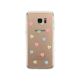 Sweethearts Candies Phone Case Cute Clear Phonecase