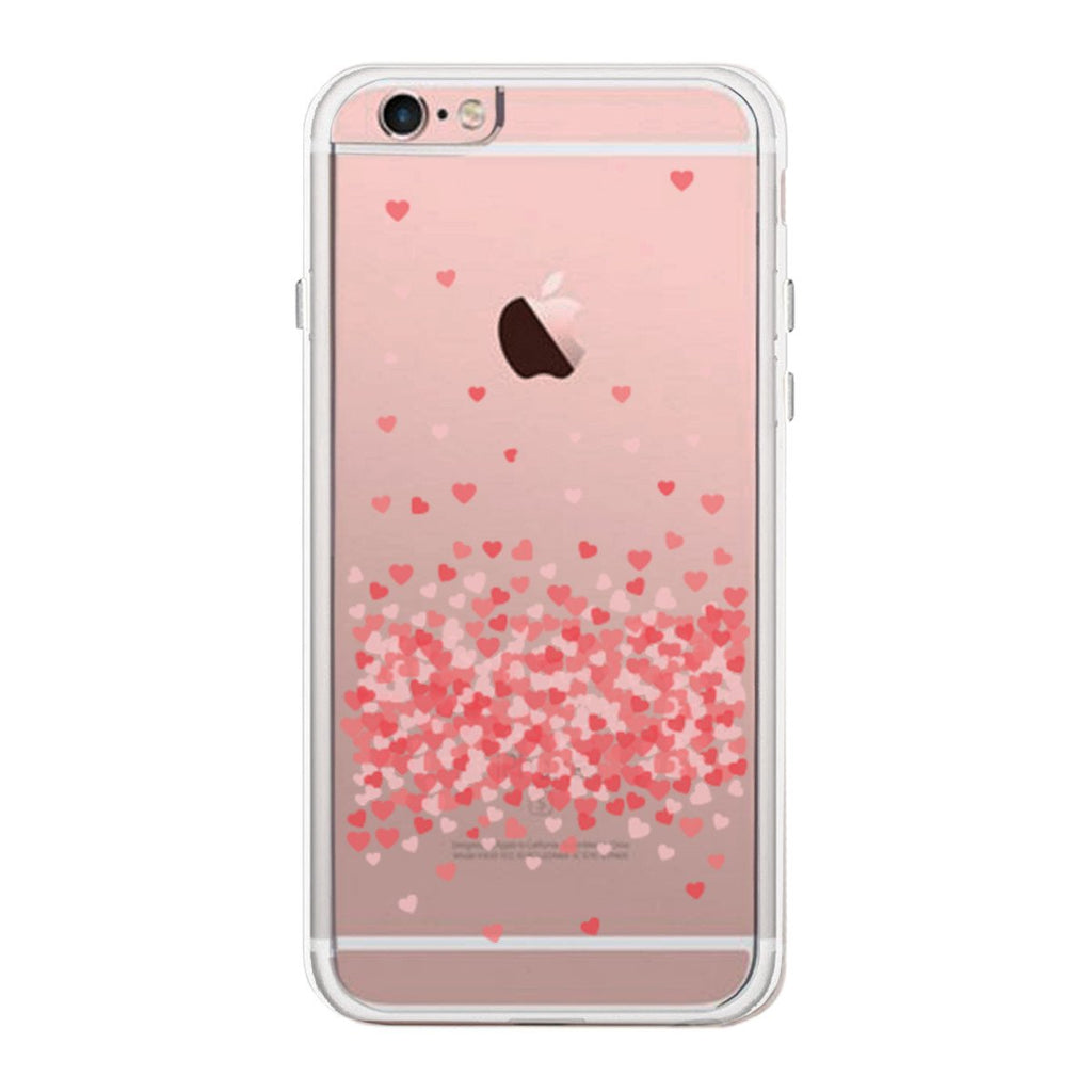 Heart Falling Down Phone Case Cute Clear Phonecase