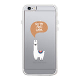 Not My Probllama Phone Case Cute Clear Phonecase