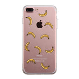 Banana Pattern Phone Case Cute Clear Phonecase