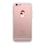 Santa On Apple Phone Case Cute Clear Phonecase